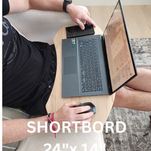 Lapboard, Lapdesk, Wooden Lap Table, Laptop Desk, Work from home image 6