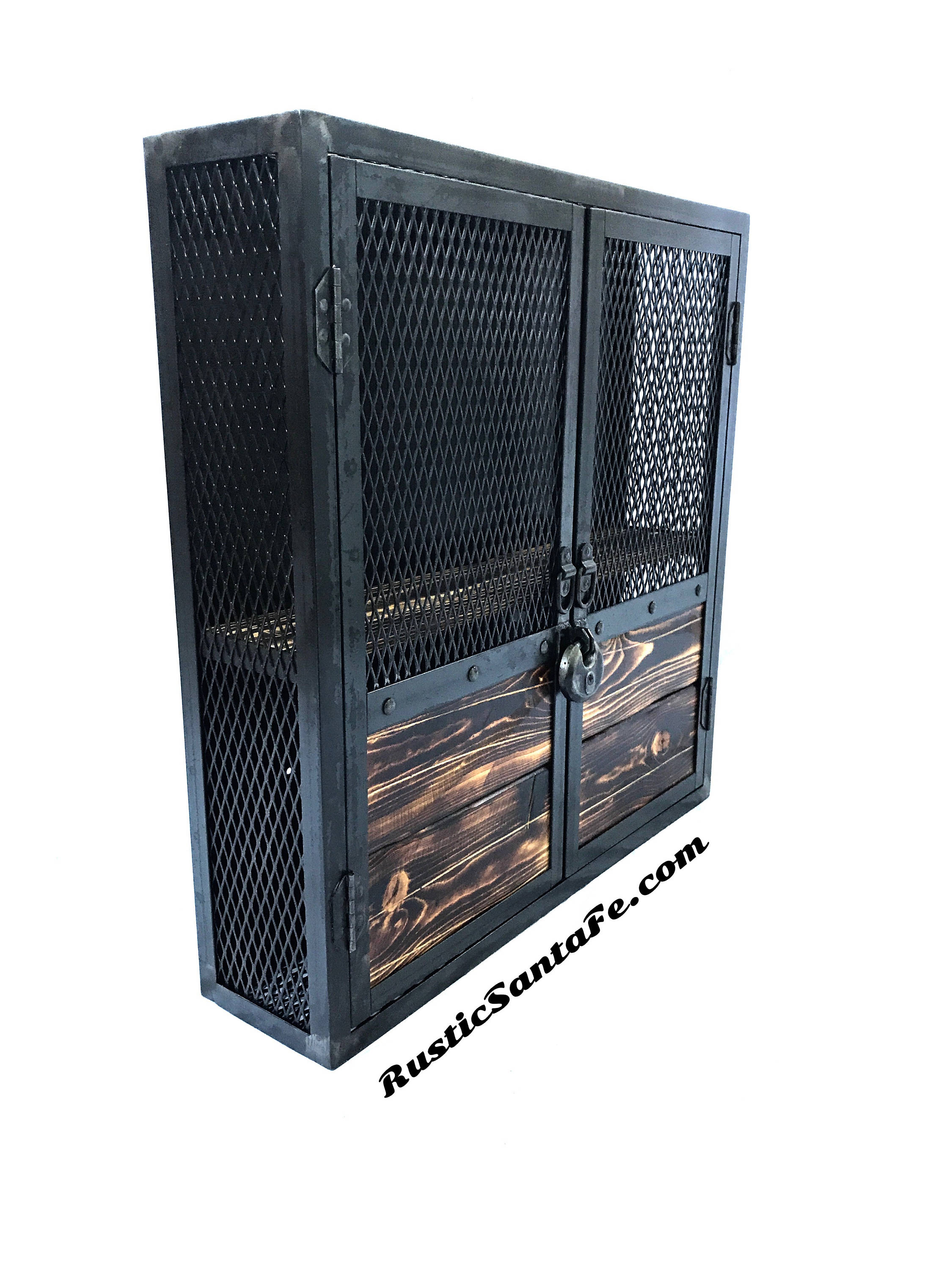 Rustic Liquor Cabinet Reclaimed Rack
