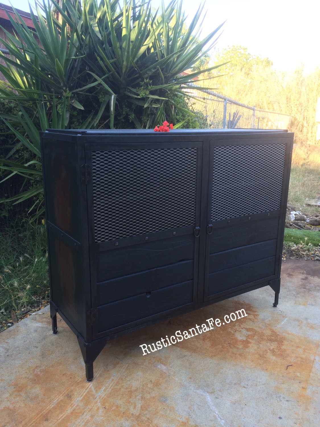 Liquor Cabinet Bar Cart Rustic Tv Stand Mid Century Design Modern