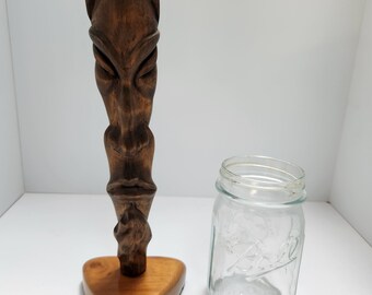 Vintage Hand Carved Wood Figure