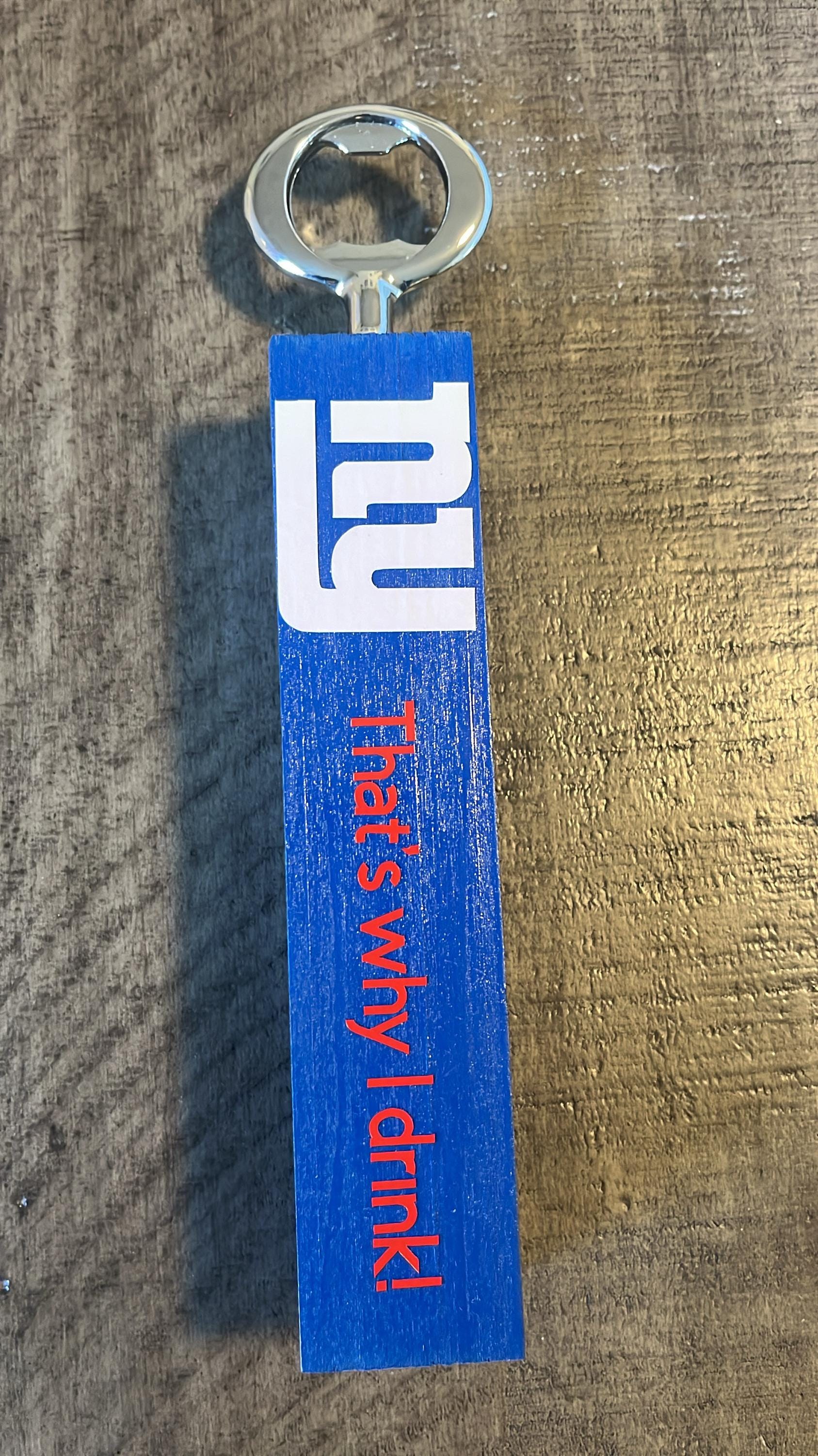 NY Giants Bottle Funny Gift for the Sports and Beer Lover