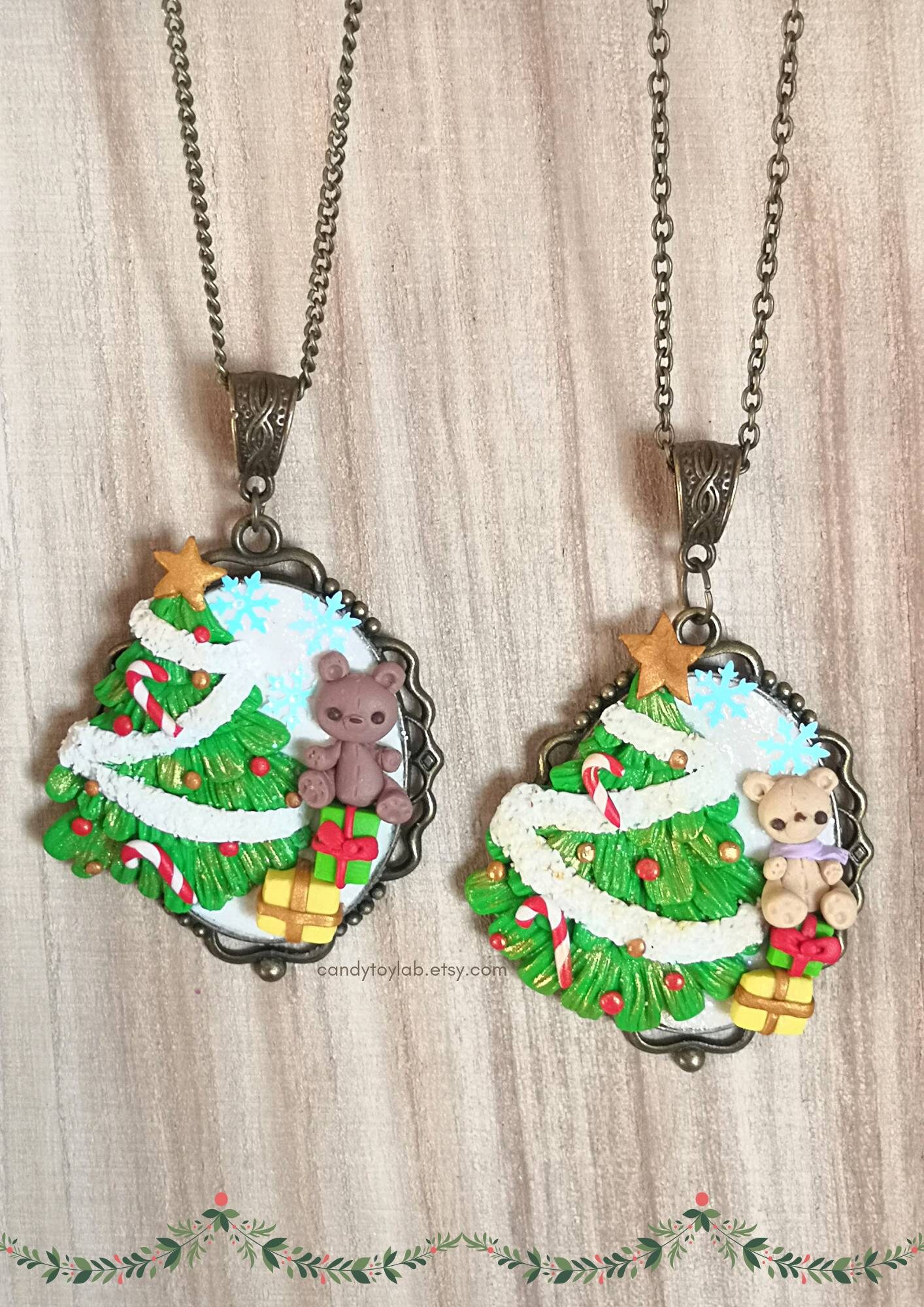 Diy christmas deals necklace