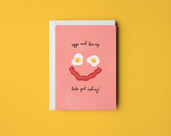 Eggs & Bac-ey – Greeting Card • Snail Mail • Illustration • Designed By Shea