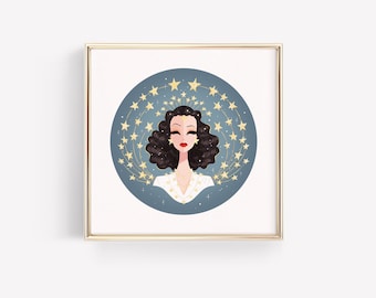 Hedy Lamarr • Mother of WiFi • Ziegfeld Girl • Hollywood • Musical • Vintage • Art • Fan Art • Illustration • Print • DesignedByShea