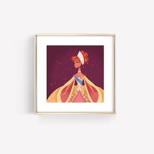 Russian Princess • Illustration • Art Print • Nursery Art • Gallery Wall • DesignedByShea