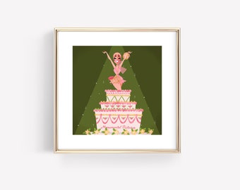 Tout ce que je fais, c'est de vous rêver • Comédie musicale • Broadway • Art • Fan art • Illustration • Impression • Conçu parShea