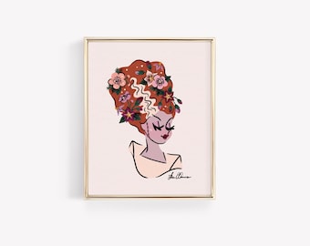 Garden Ghouls – Miss Nightshade – Art Poster