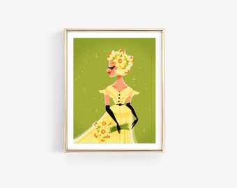 Miss Daffodil – Art Print • Designed by Shea