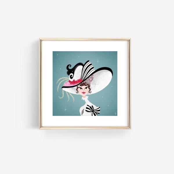 My Fair Lady • Audrey Hepburn • Eliza Doolittle • Musical • Broadway • Art • Fan Art • Illustration • Print • DesignedByShea