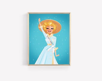 Votes pour les femmes - Impression d'art • DesignedByShea • Dessin • Art • Fan Art • Illustration • Féministe • Comédie musicale