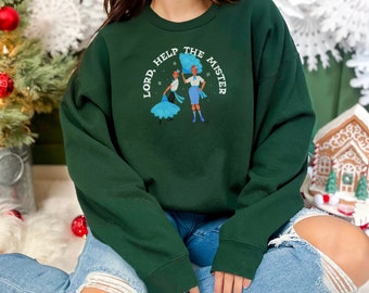 Lord, Help the Mister – Unisex Sweatshirt • Designed by Shea • White Christmas • Christmas Sweater