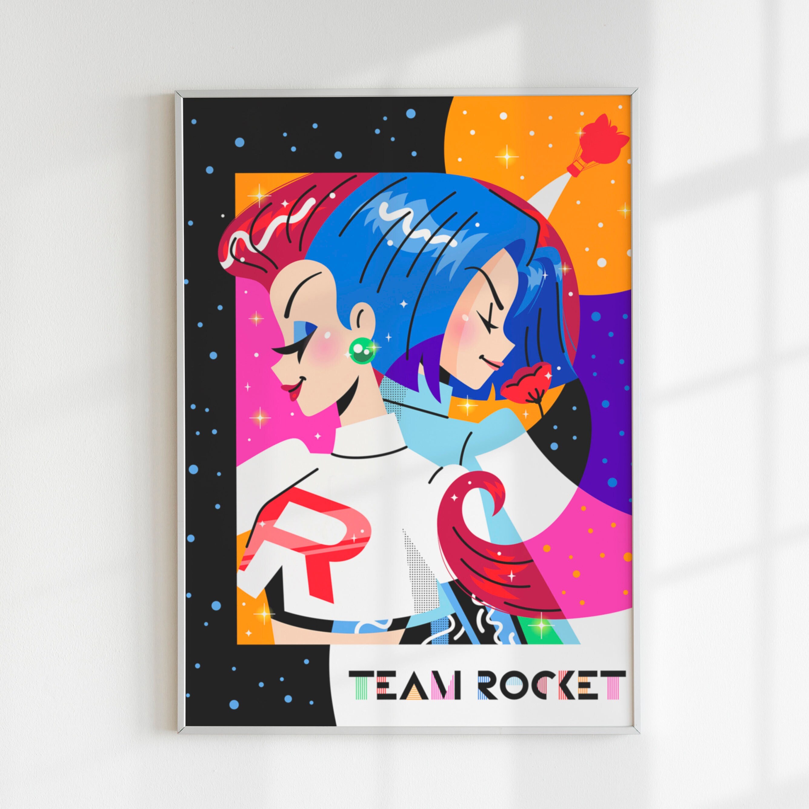 Prepare for Trouble • Art Poster • Graphic Design • Anime