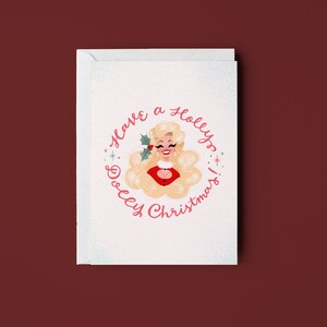Holly Dolly – Cartão de felicitações • Ilustração • Cartão de Natal • Natal • DesignedByShea