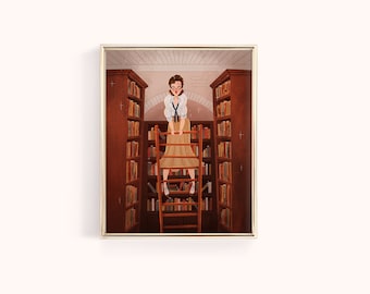 Take That Bembridge Scholars • Halloween Decor • Mummy • Librarian • Vintage Style • Vintage • Art • Illustration • Print • DesignedByShea