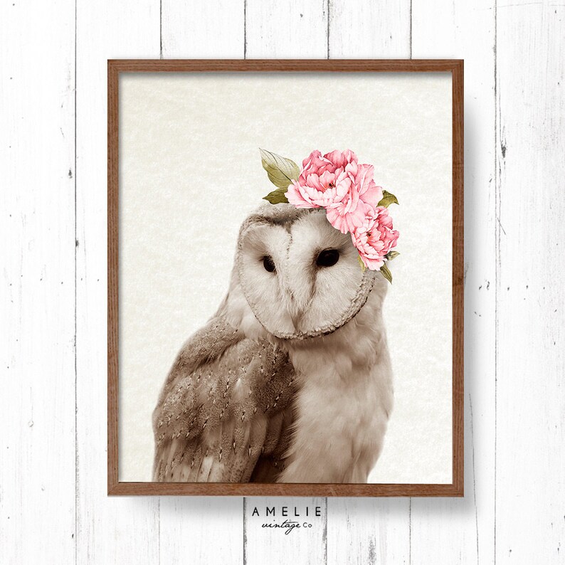 Woodlands Print Set Nursery Animal Wall Art Decor Prints Etsy