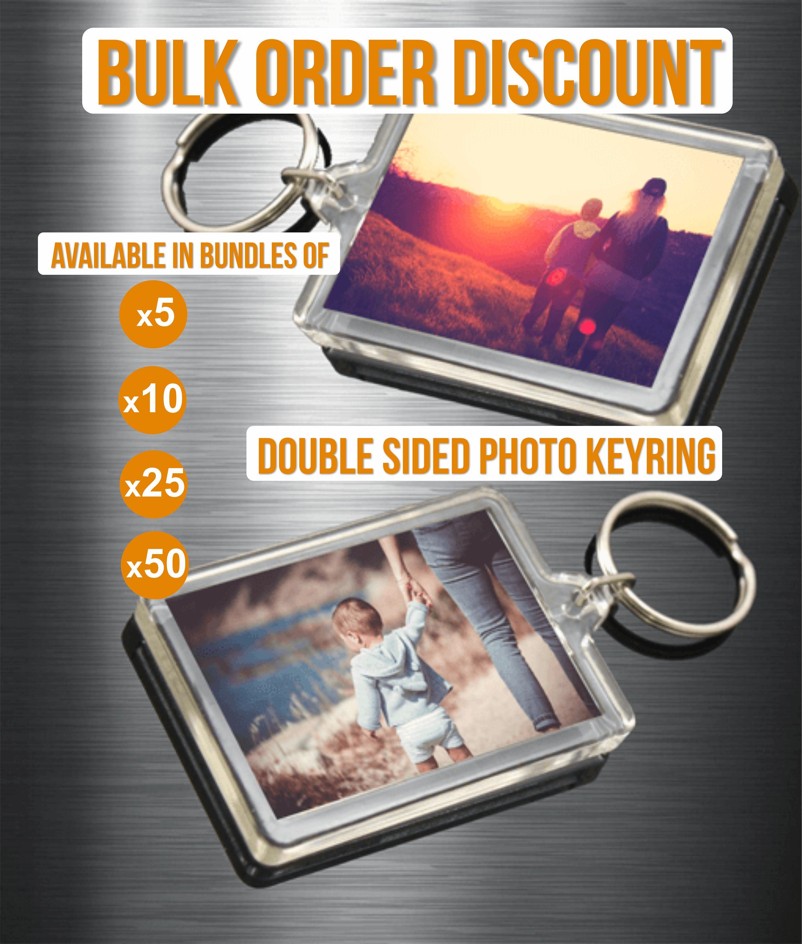 Personalised Double Sided Photo Keyrings Gift Bulk Buy Photo Key Chain Personalized Keyring Photo Keychain Custom Photo Keychains Etsy Canada