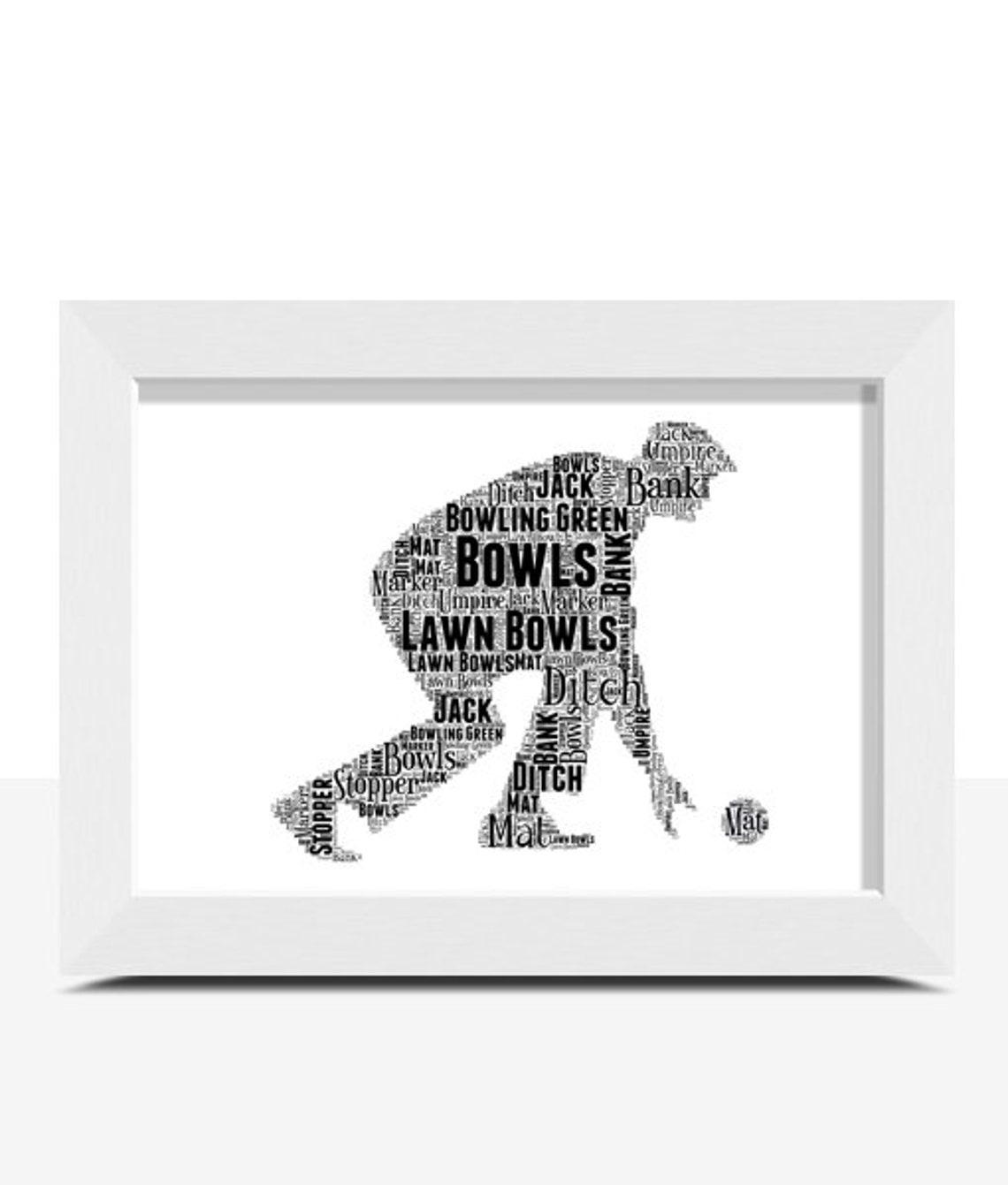 Male Bowls Gift Personalised Male Bowls Player Word Art Etsy UK
