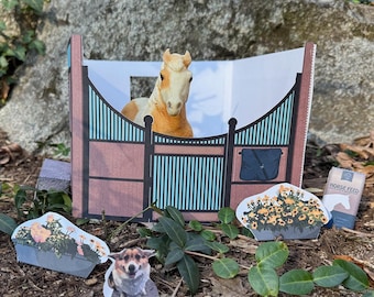 Build a Paper Horse Stall Craft