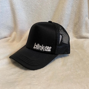 Blink-182 Band Trucker Hat- HAND EMBROIDERED