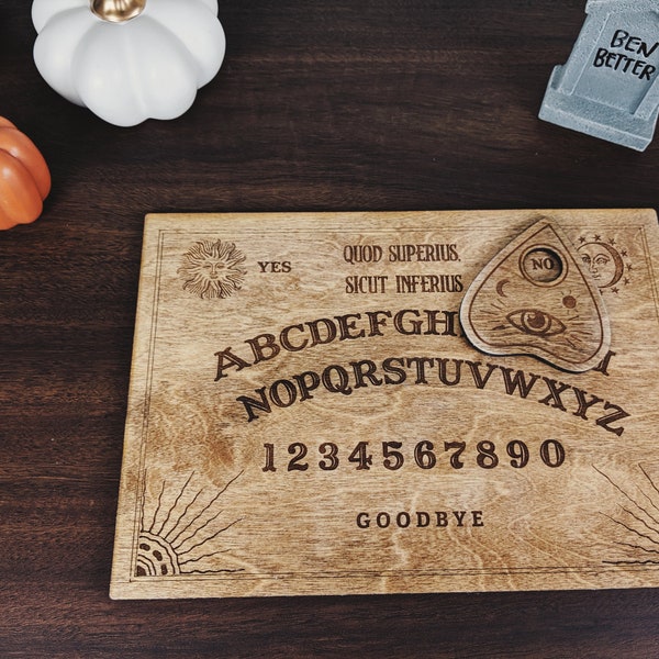 Personalized Ouija Board Spirit Board Includes Planchette