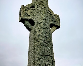 St. Martin's Cross Photograph, Scotland, Celtic, Scenic Photography