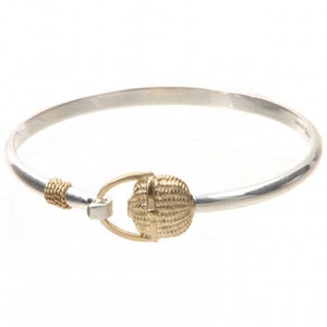 Nantucket Basket Bracelet from cape Cod Sterling Silver 925-Rhodium Gold