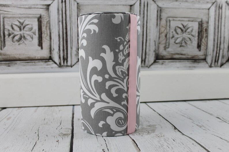 Headband Holder Grey Damask Hair Bow Holder Grey Headband Etsy