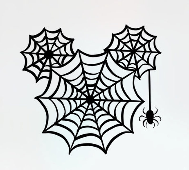 Mickey Spiderweb SVG | Etsy