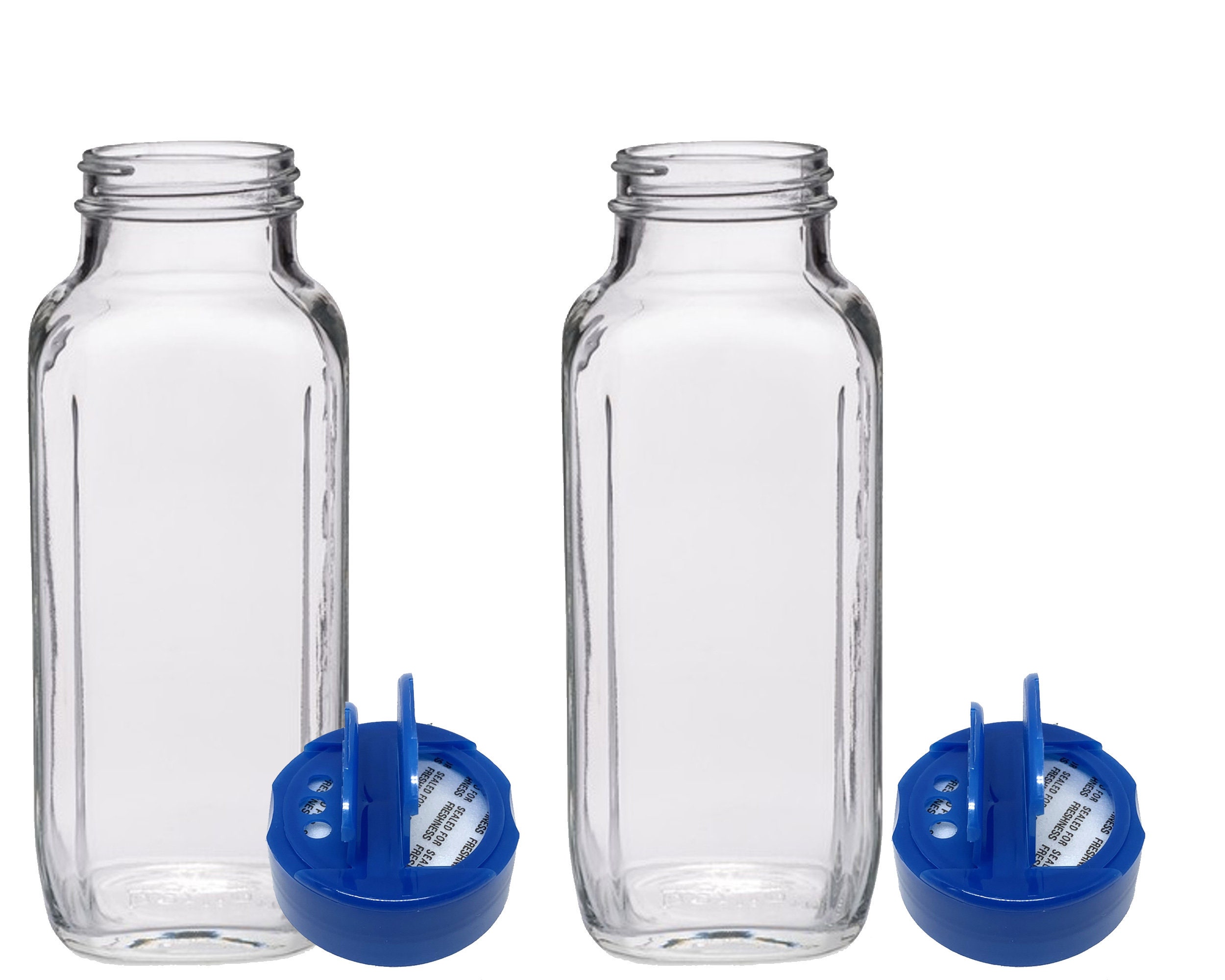 Spice Up Your Storage: 16oz Tall Glass Jars with Shaker Lids