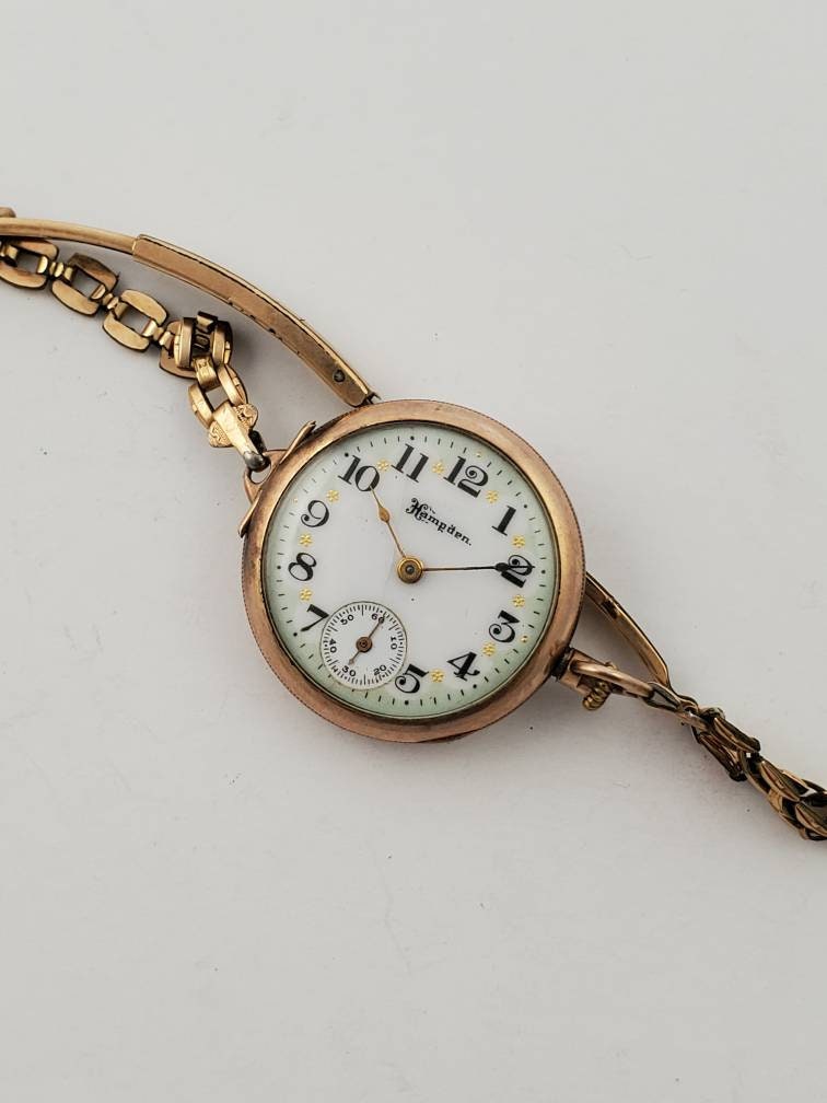 Converted Ladies Hampden Pocket Watch to a Wristwatch Etsy