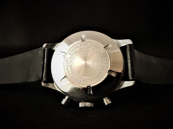 Cadran De Montre LANDERON 48 - Chronographe Suisse 33,90 Mm - Sans Nombre