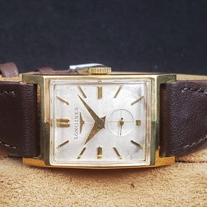 14K Gold Longines Tri-plane Watch - Etsy