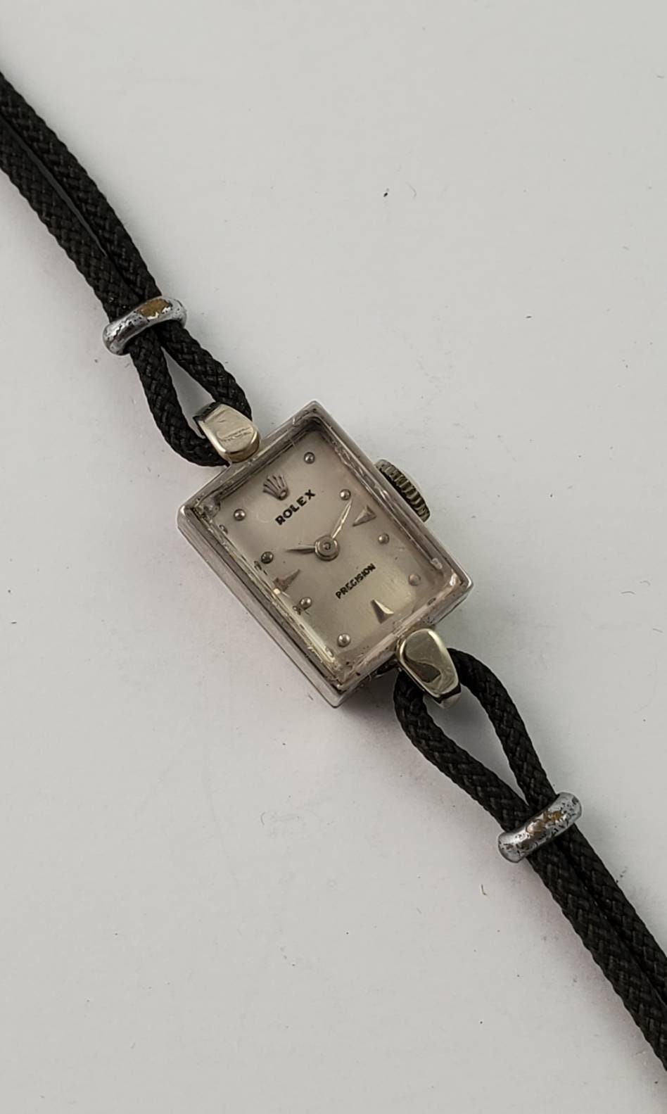 Rolex Precision 18K Solid White Gold Etsy Canada