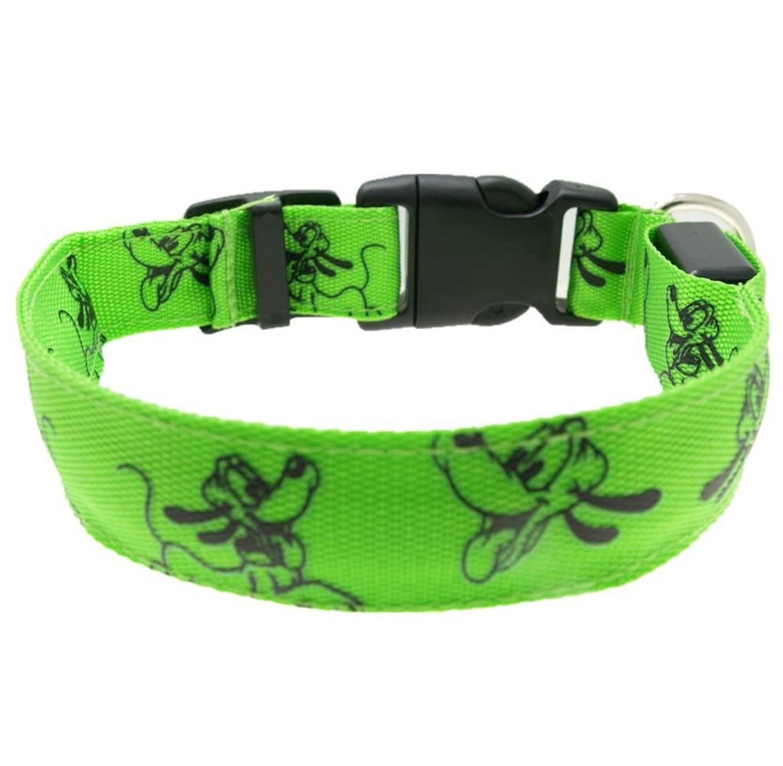 Cute Lighted PLUTO LED Nylon Pet Collars Etsy