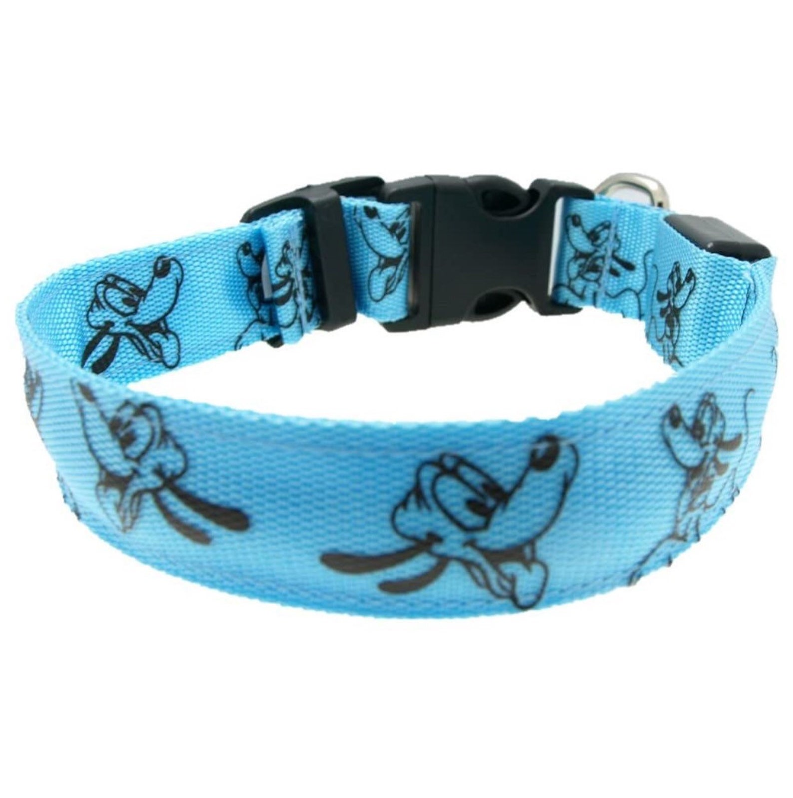 Cute Lighted PLUTO LED Nylon Pet Collars Etsy