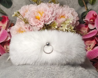 White Fur Collar / Winter Collar / Chocker / Faux Fur / Cosy
