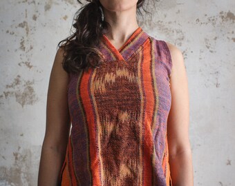 Hilltribe Boho Top aus reiner Baumwolle