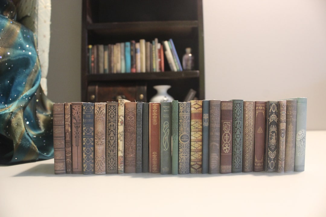 Random Shelf Fillers 1/3 Scale Faux Books Collection Four Etsy UK