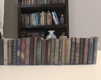 Random Shelf Fillers 1/3 Scale Faux Books Collection One