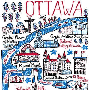 Cartão comemorativo de Ottawa por Julia Gash