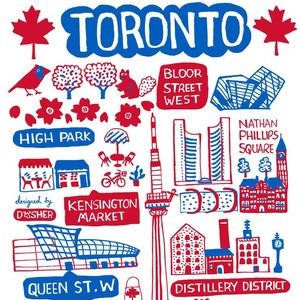 Cartão comemorativo de Toronto por Dasher