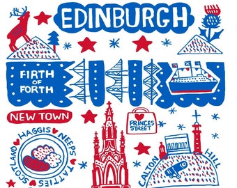 Impresión del arte de Edimburgo por Dasher