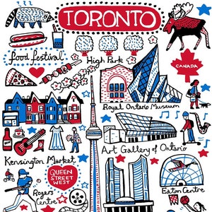 Toronto Postkarte von Julia Gash