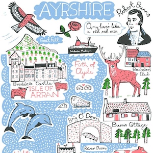 Cartolina dell'Ayrshire di Julia Gash