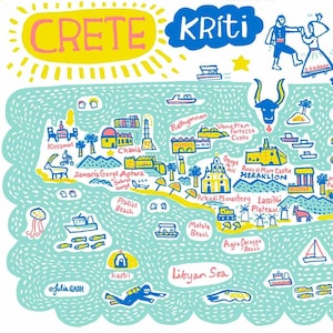 Impression d'art Crète par Julia Gash