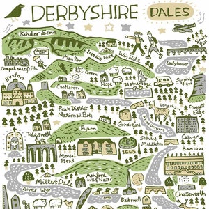 Derbyshire Dales Kunstdruck von Julia Gash