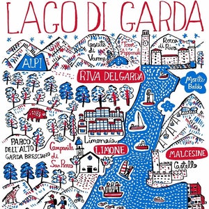 Biglietto d'auguri Lago Di Garda di Julia Gash
