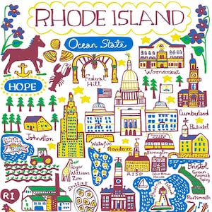Cartolina del Rhode Island di Julia Gash