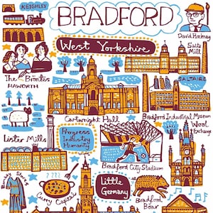 Bradford Postkarte von Julia Gash
