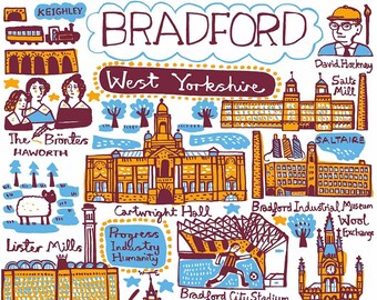 Bradford Postcard by Julia Gash